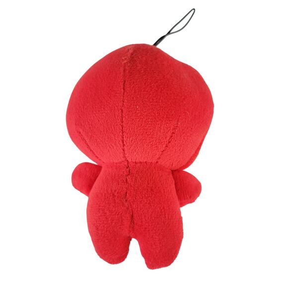 Squid Game 5" Plush Doll Triangle Mask Guard Red Soft Toy Keychain Clip - Picture 5 of 9